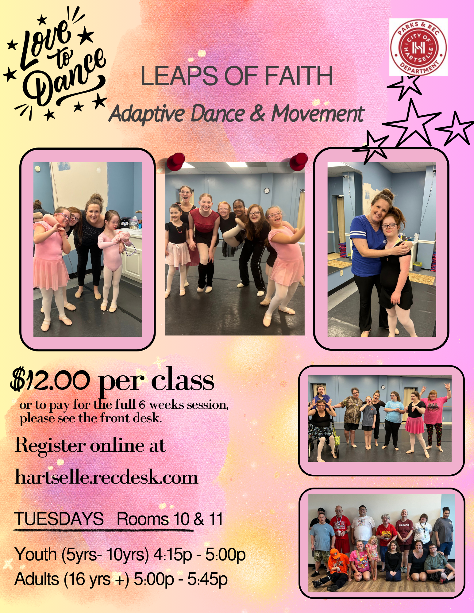 Leaps of Faith Dance Class